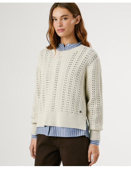 PEPE JEANS Candide - Sweter dzianinowy