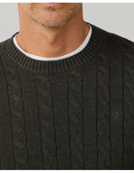 HACKETT Cotton Cable Crew - Jersey