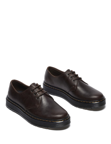 DR MARTENS Brookline Lo Dark Brown Crazy Horse - Shoes