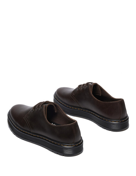 DR MARTENS Brookline Lo Dark Brown Crazy Horse - Shoes