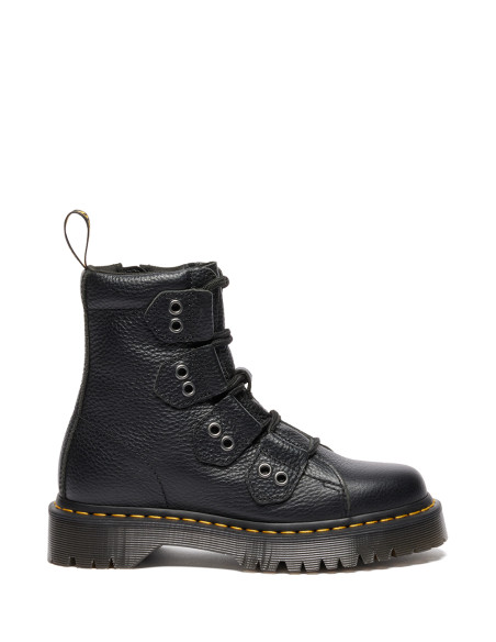 DR MARTENS 1460 Bex Ltt Black Milled Nappa - Boots