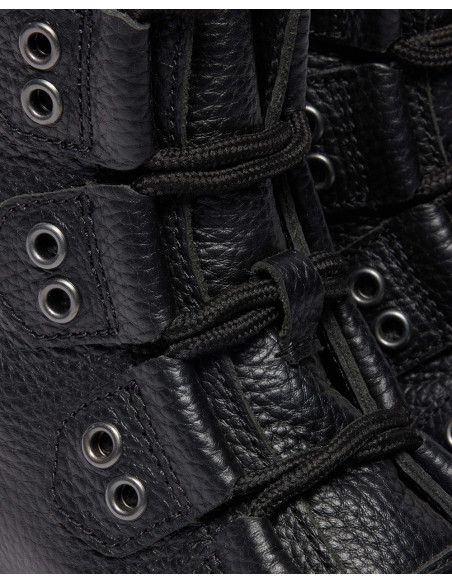 DR MARTENS 1460 Bex Ltt Nero Milled Nappa - Stivali