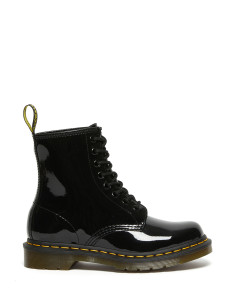 DR MARTENS 1460 W Black Patent Lamper - Boots