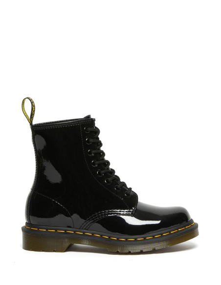 Dr Martens 1460 W Black Patent Lamper - Stiefel