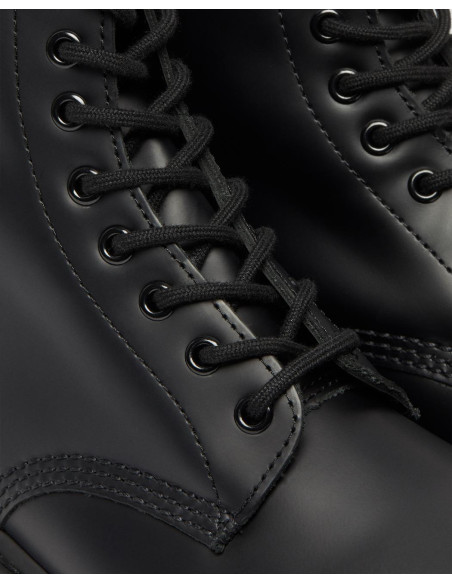 DR MARTENS 1460 Mono Nero Liscio - Stivali
