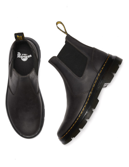 DR MARTENS Embury Gunmetal Saddleback - Laarzen