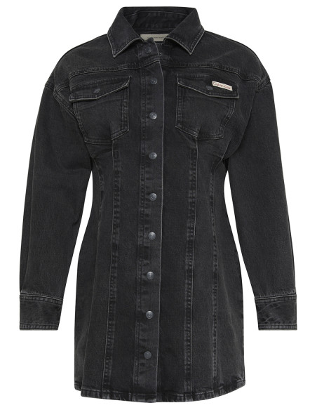 CALVIN KLEIN - Vestido Camisa Jeans