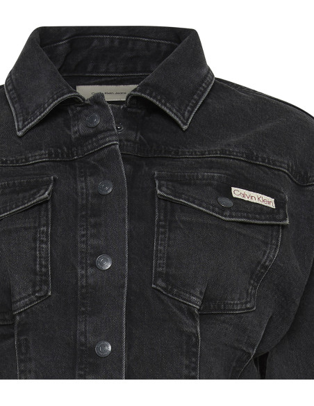 CALVIN KLEIN  - Vestido Camisero Denim