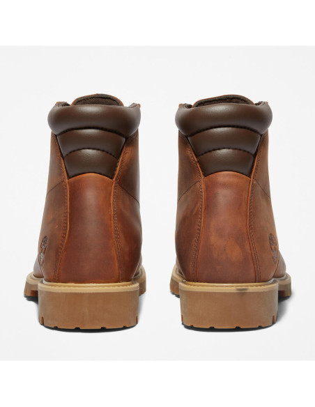 Botas Timberland Alburn de 15 cm com cadarço e acabamento impermeável.