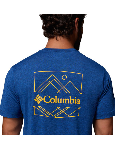 COLUMBIA Kwick Hike Back Graphic Ss Tee - T-shirt