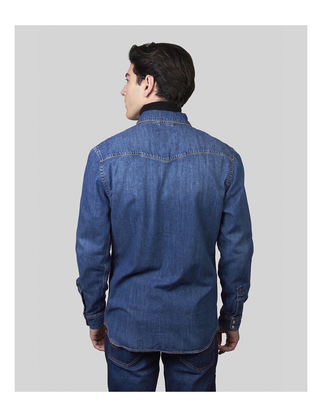 Buy Jack & Jones Blue Indigo Dyed Full Sleeves Denim Shirt online-tiepthilienket.edu.vn