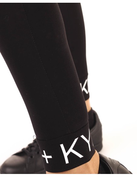 KENDALL + KYLIE Women's Logo Cotton Leggings, Black, Medium, Black, Medium  : : Clothing, Shoes & Accessories