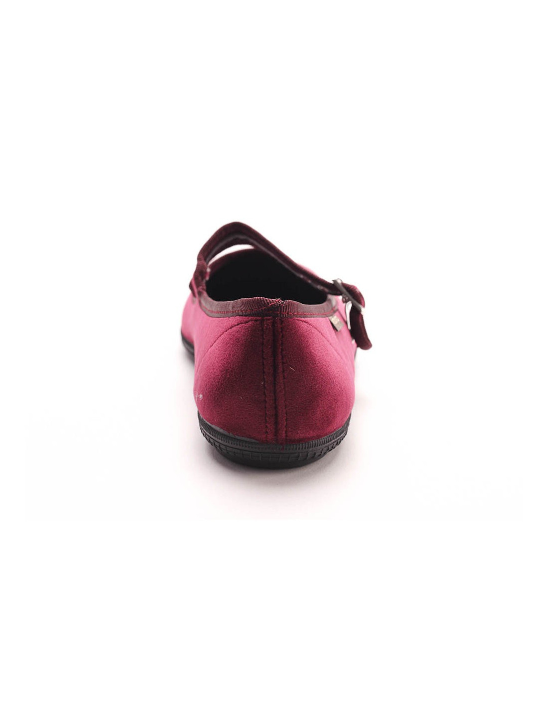 フラットシューズ ^Victoria Shoes^ Oda Mary Jane 104913JEANS 104913-JEANS ODA VELVET MARY JANE & BUCKLE | Victoria Shoes