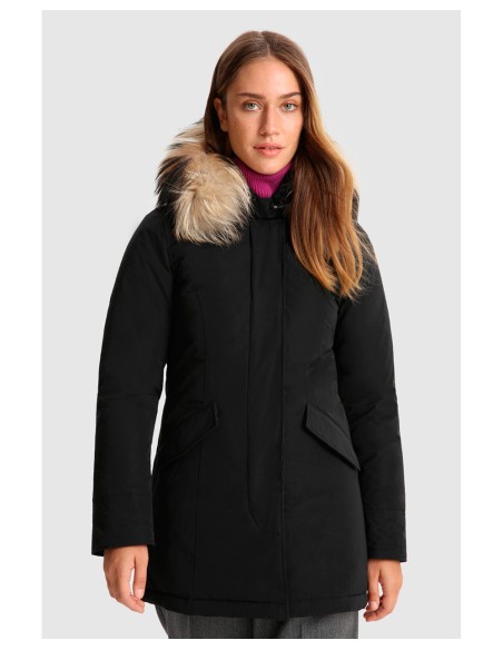 Coat di Woolrich in Nero Donna Abbigliamento da Cappotti da Parka 