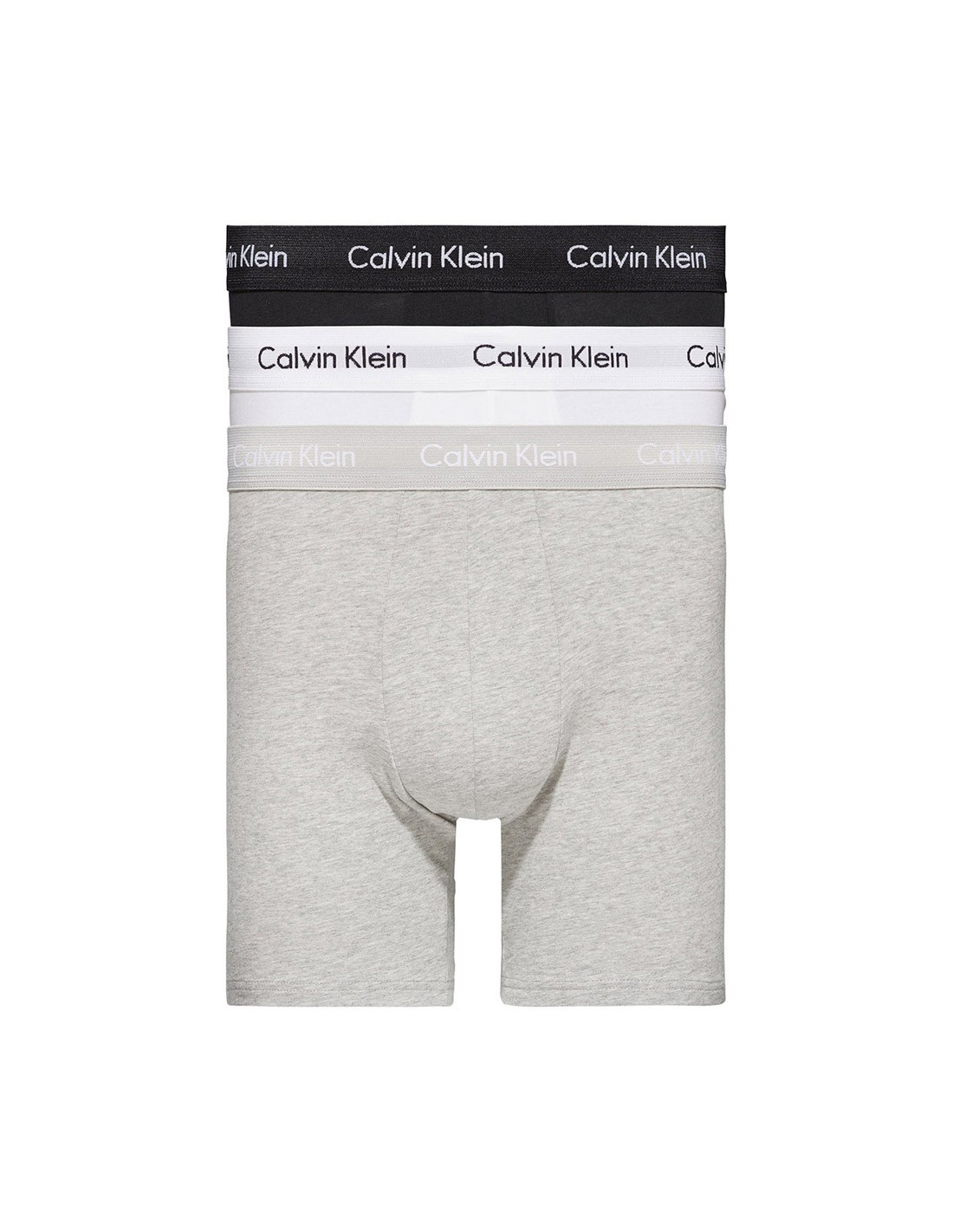 Calvin Klein Men's 100% Cotton Boxer Briefs 3-Pack